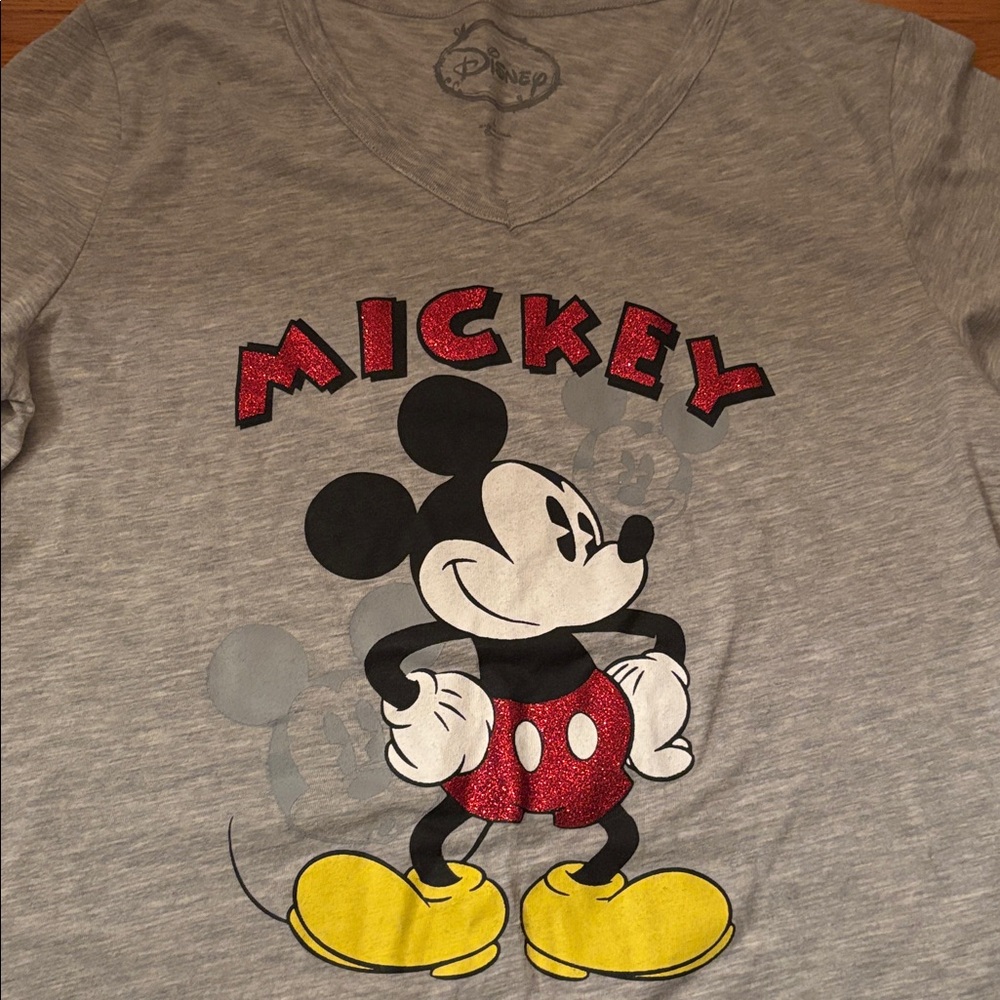 Shirt sleep Mickey Mouse womens new size L new 53% cotton 47% polyester